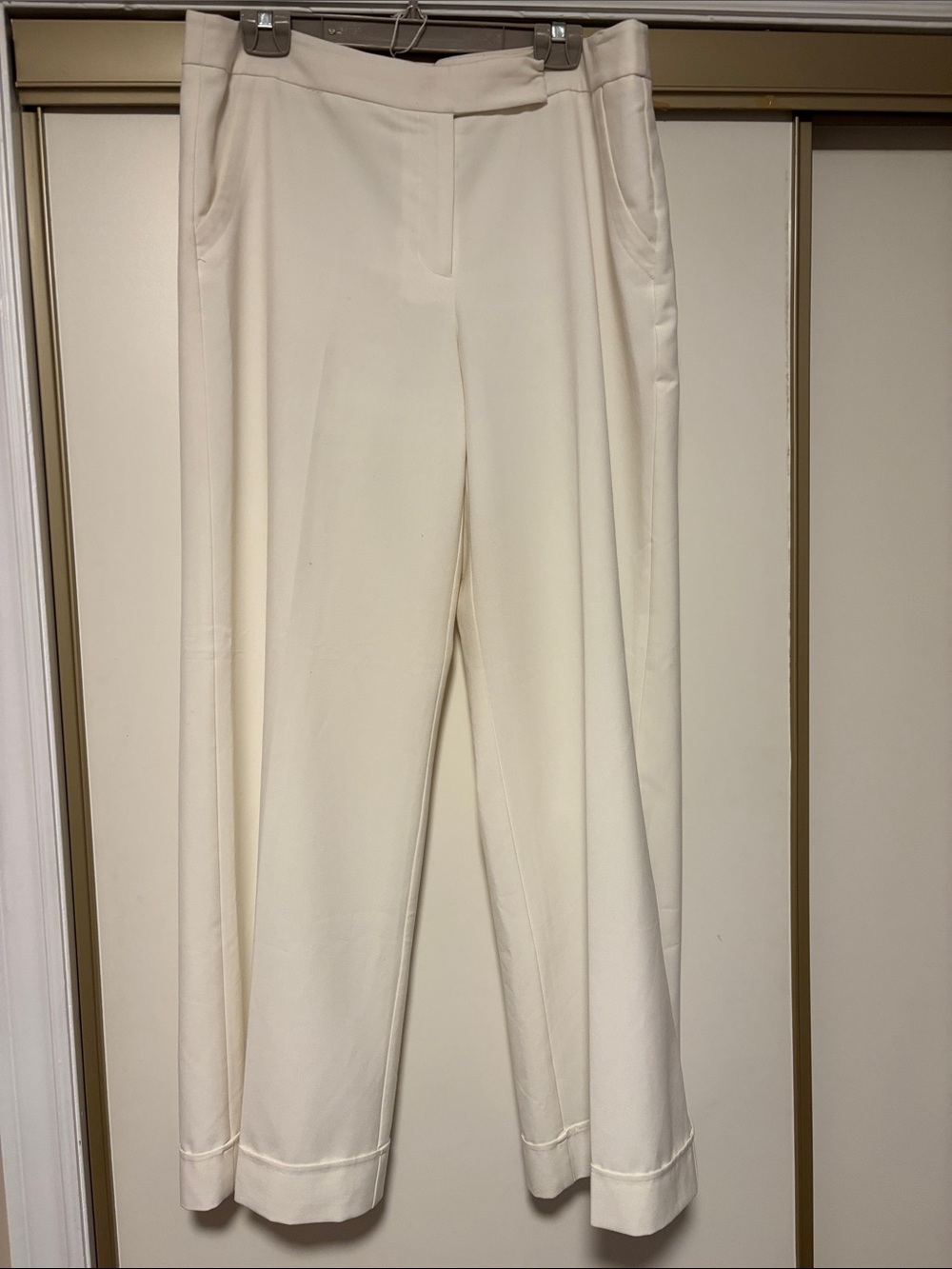 Reitman’s Women's Cream Wide-Leg Dress Pants size 15